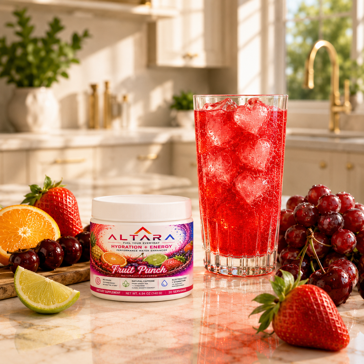 Altara Fruit Punch Energy Powder — flagship flavor